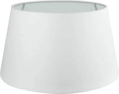 Produktbild von Wogati® Premium Lampenschirm E14/E27 Baumwolle | Weiß / Größe: XXL