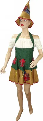 Produktbild von Damen Vogelscheuchen Halloween-Kostüm / Größe: 38