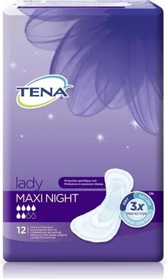 Immagine prodotto di Pannolone Sagomato Tena Lady Maxi Night 12 Pezzi