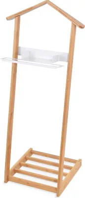 Zdjęcie produktu dla Bambusowa szafka nocna z półką na buty 43,5x34x102 cm