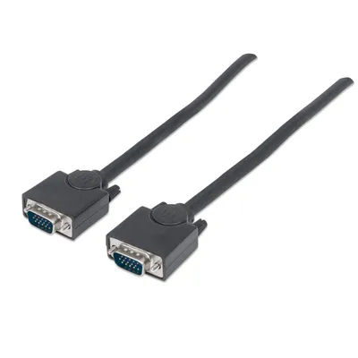 Produktbild von MANHATTAN SVGA Kabel HD15 St/St  1.8m               schwarz