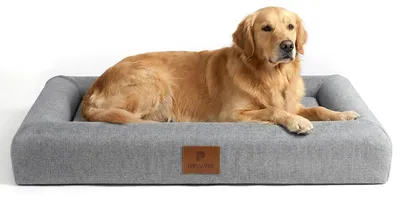 Produktbild von Peluvio Kibi Orthopädisches Hundebett Flach Ohne Rand rutschfest