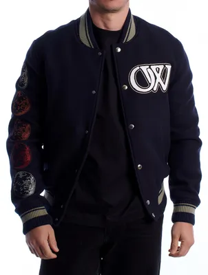 Produktbild von OFF-WHITE Herren-Bomberjacke OMEH053F23FAB0024701
