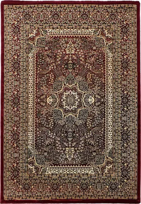 Produktbild von Villa Möbel Mararo Wohnzimmer-Teppich, Orientteppich, Orientalisch Design, Farbe:Rot, Grösse:300x400 cm