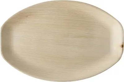 Produktbild von Papstar Palmblatt Teller oval "pure", 37 x 25 cm, 4 x 25 Stück