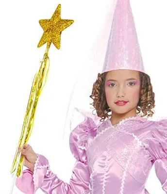 Produktbild von Goldener Feenstab 53 cm - Guirca Fiestas GUI16382, Zauberstab, Kostümzubehör