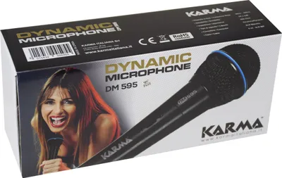 Produktbild von Karma Italiana DM 595 Mikrofon Schwarz