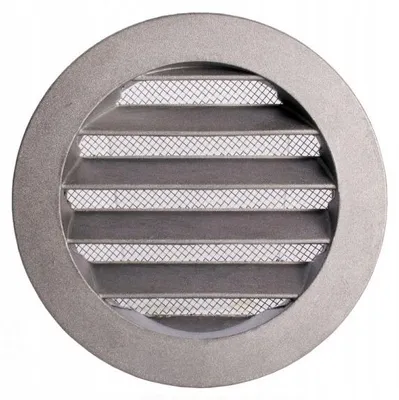 Produktbild von Dalap Rundes Metall-Lüftungsgitter mit Gitter 200 mm