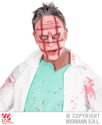 Produktbild von Horrormaske Psycho Zombie Maske mit Narben