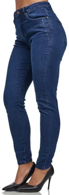 Produktbild von Tazzio Damen Skinny Fit High Waist Jeans F107 Dunkelblau 44