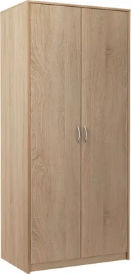 Obrázek produktu pro Dvoudveřová šatní skříň VILIA - šířka 85 cm, dub sonoma