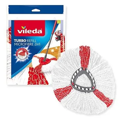 Zdjęcie produktu dla Wkład do mopa obrotowego turbo 2W1 mikrofibra twardych podłóg