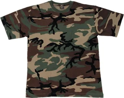 Produktbild von MFH BW Tarnmuster-T-Shirt woodland, 160g/m2