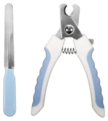 Produktbild von Krallenschere Nagelknipser Nagelschere - Edelstahl - Mit Nagelfeile - Für Hunde und Katzen