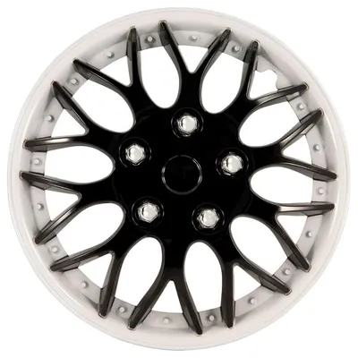 Obrázek produktu pro 15" kryty kol černé/bílé, ozdobné kryty kol, PP 9705BW, AutoStyle