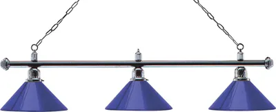 Produktbild von Winsport Billardleuchte "London" chrom / blau