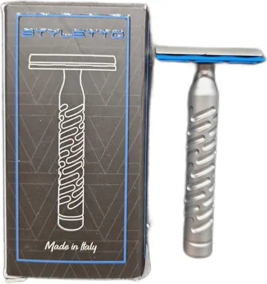 Zdjęcie produktu dla Maszynka do golenia The Goodfellas Smile Styletto Shadow Blue – golenie i pielęgnacja