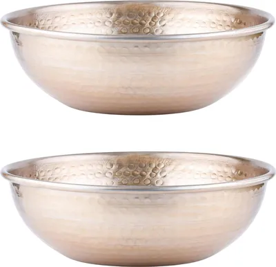 Zdjęcie produktu dla zestaw 2 misek do serwowania w stylu vintage Miska Engla Gold 27 cm
