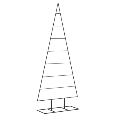 Produktbild von vidaXL Metall-Weihnachtsbaum für Dekorationen Schwarz 150 cm