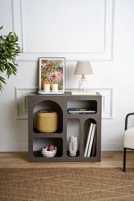 Obrázek produktu pro Skye Decor, Lesa - antracit, konzole, 100 % MELAMINBESCHICHTETETETE SPANPLATTEN, antracit, 80 x 35 x 74 cm