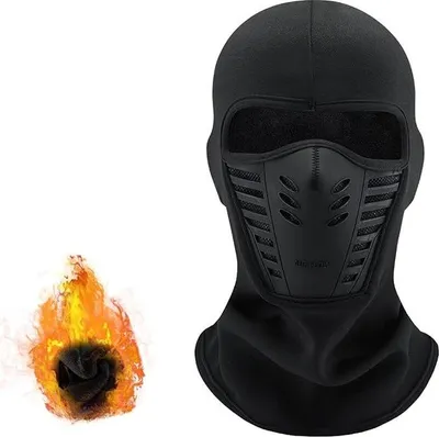 Produktbild von Winter Sturmhaube, Balaclava Gesichtshaube, Gesichtshaube, Motorrad Radfahren Ski Sturmhaube, Winddichte wasserdichte Kopfbedeckung fš¹r Winter Sport & Outdoor, UV-Schutzschal fš¹r Herren & Damen