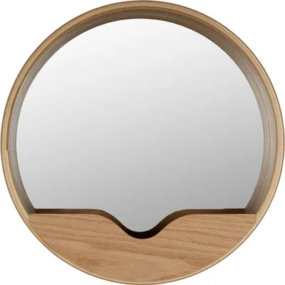 Produktbild von Zuiver Round Spiegel/ Wandspiegel 40 cm Holz