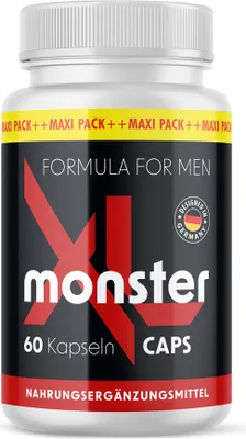 Produktbild von Monster XL Caps (60 Kapseln) | Liebe, Lust & Leidenschaft - Speziell für den Mann entwickelt