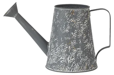 Zdjęcie produktu dla Konewka dekoracyjna Clayre & Eef 14x14x17 cm szara metalowa