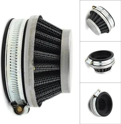 Immagine prodotto di Filtro aria ad alte prestazioni Filtro aria sportivo 47cc 49cc Miniquad Dirtbike argento N18 P