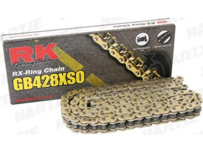 Image de RK chaîne 428 Xso 132 N or/or ouvert