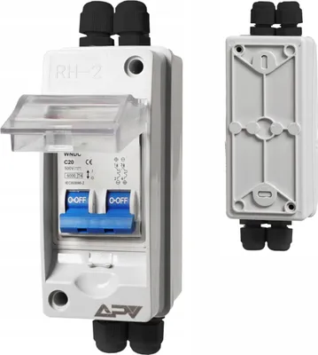 Produktbild von DC Trennschalter Solar PV Sicherungsautomat Leistungsschalter 2 Polig 20A