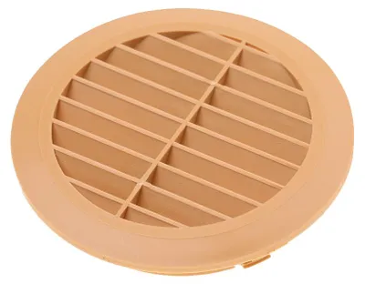 Produktbild von Plastikon Rundes Lüftungs Gitter 100 mm Beige