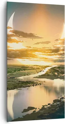 Produktbild von Bild auf Leinwand - Leinwandbild - natur natur - 65x120cm - Wand Bild - Wanddeko - Wandbilder - Leinwanddruck - Bilder - Kunstdruck - Wanddekoration - Leinwand bilder - Wandkunst - PA65x120-4042