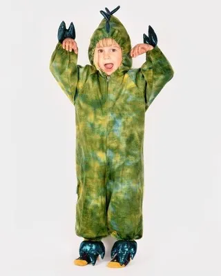 Immagine prodotto di Den Goda Fen costume da dinosauro - tuta - 3-4 anni - verde