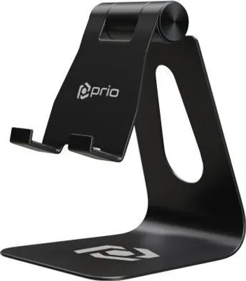 Produktbild von prio Smartphone Halterung Aluminium - schwarz