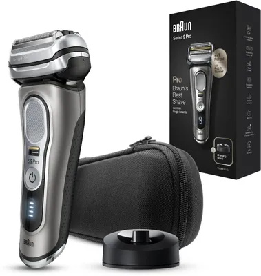 Produktbild von Braun Elektrorasierer Series 9 Pro Premium Rasierer Herren Scherkopf Elektrorasierer Trimmer, Aufsätze: 1, SmartClick-Präzisionstrimmer