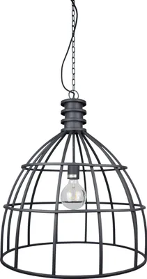 Zdjęcie produktu dla Lampa wisząca Tube Ø50 x 60, styl vintage, czarna