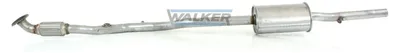 Produktbild von WALKER 25257 Mittelschalldämpfer Schalldämpfer für OPEL AGILA (A) (H00) für VAUXHALL Agila Mk I (A) (H00)