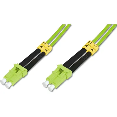 Produktbild von DIGITUS LWL Multimode Patchkabel, LC / LC