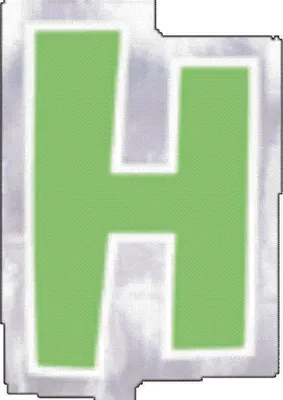 Produktbild von 48 Ballonsticker Buchstabe H