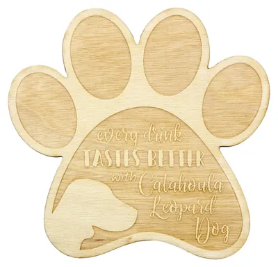 Zdjęcie produktu dla Art-Dog Podkładka pod kubek – Catahoula Leopard Dog
