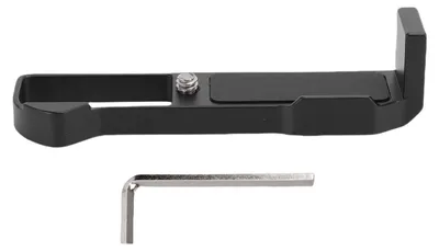 Produktbild von L-Schnellwechselplatte, passend für G7X3-Kamera, Verlängerungsbasis aus Aluminiumlegierung mit Kaltschuhhalterung, 1/4 Zoll Schraubenloch, Schwarz