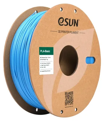 Image de Filament eSUN PLA Basic, 1,75 mm, bleu ciel, 1 kg