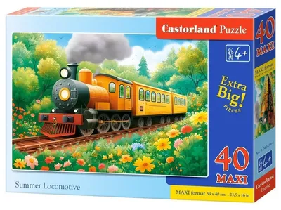 Image de Puzzle 40 Locomotive d'été - Castorland