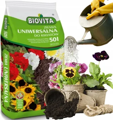Produktbild von Biovita Universal Blumenerde 50 Liter Mit Dünger