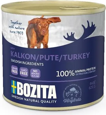 Produktbild von Bozita Dog Dose Pate Pute 625g