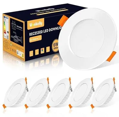 Zdjęcie produktu dla Reflektor LED wpuszczany sufitowy 6W 600LM IP44 neutralna biel 4000K
