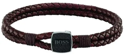 Produktbild von Modisches Armband aus braunem Leder 1580048 - Lä nge: 17,5 cm