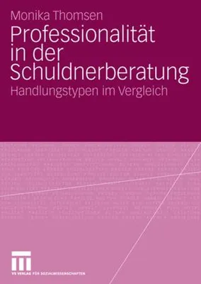 Obrázek produktu pro Professionalität in der Schuldnerberatung
