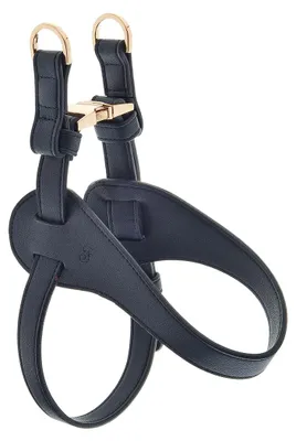 Produktbild von FERRIBIELLA Verstellbares Leder Hundegeschirr Komfort - Blau / S